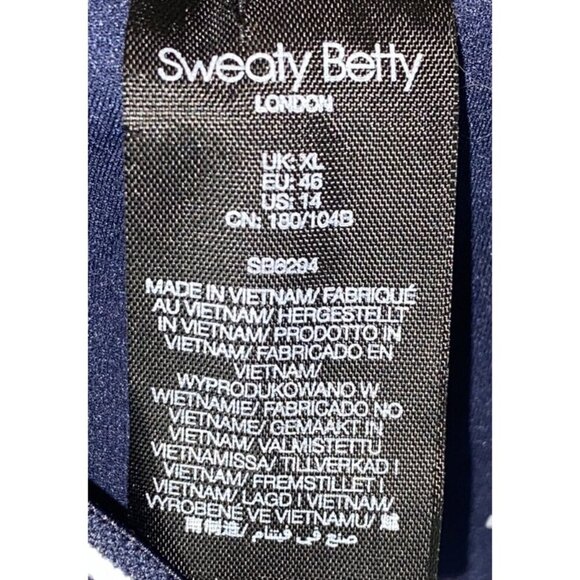 SWEATY BETTY LONDON Womens' Navy Blue Running Athletic Shorts Size XL - Picture 6 of 7